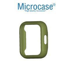 Microcase Oppo Realme Watch 36 mm Önü Açık Tasarım Rubber Kılıf - Yeşil