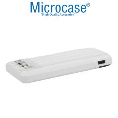 Microcase OneZero Serisi Y131 20000 Mah 4 Kablolu Led Ekranlı Powerbank Beyaz AL3956
