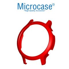 Microcase Oppo Realme Watch S Önü Açık Tasarım Rubber Kılıf - Kırmızı