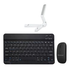 Microcase Samsung Galaxy Tab S6 Lite P610 Bluetooth Klavye ve Mouse(TR Sticker)+Tablet Standı AL2765