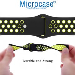 Microcase Honor Watch GS Pro için Delikli Silikon Kordon Kayış - KY13