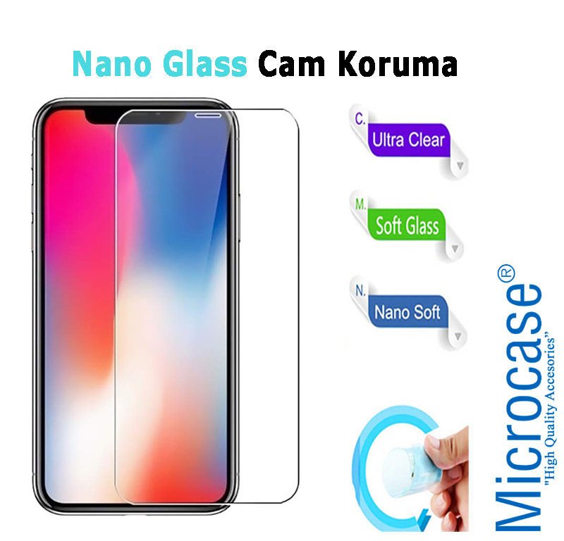 Microcase iPhone XR Nano Glass Cam Ekran Koruma Filmi