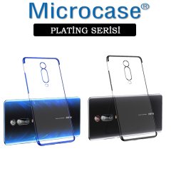 Microcase Xiaomi Redmi K20 Plating Series Silikon Kılıf + Tempered Glass Cam Koruma (SEÇENEKLİ)
