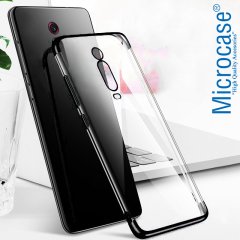 Microcase Xiaomi Redmi K20 Plating Series Silikon Kılıf + Tempered Glass Cam Koruma (SEÇENEKLİ)