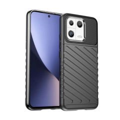 Microcase Xiaomi 13T / 13T Pro / K60 Ultra Thunder Serisi Darbeye Dayanıklı Silikon Kılıf - Siyah AL3421