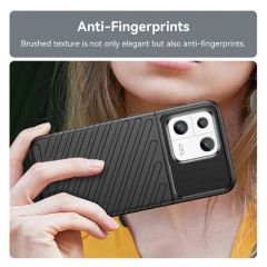 Microcase Xiaomi 13T / 13T Pro / K60 Ultra Thunder Serisi Darbeye Dayanıklı Silikon Kılıf - Siyah AL3421