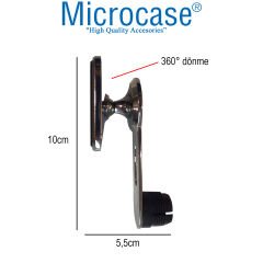 Microcase Araç İçi Izgaralıktan Kelepçeli Mıknatıslı Metal Telefon Tutucu - AL3783