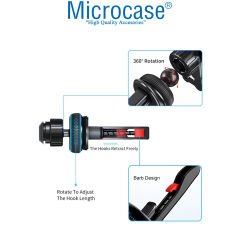 Microcase Araç İçi Izgaralıktan Kelepçeli Mıknatıslı Metal Telefon Tutucu - AL3783
