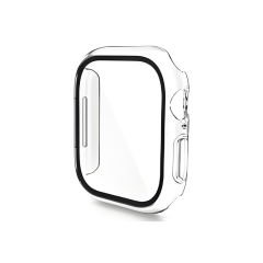 Microcase Apple Watch Series 10 42mm için     Ekran Korumalı Sert Rubber Kılıf - AL3173