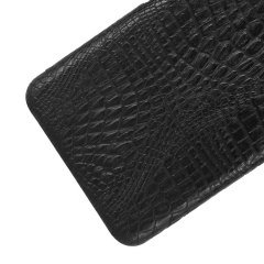BlackBerry Keyone Crocodile Timsah Deri Kaplama Sert Rubber Kılıf