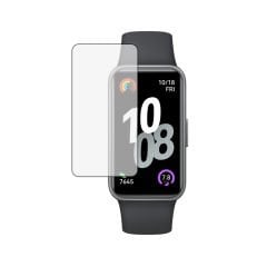 Microcase Huawei Band 10 için Tam Kaplayan Kavisli Ekran Koruyucu 3D Pet Film - Siyah AL3385