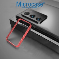 Microcase Samsung Galaxy Note 20 Kamera Lens Koruma Halkası - Açık Tasarım Pembe