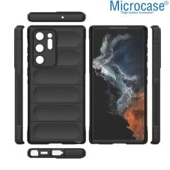 Microcase Samsung Galaxy Note 20 Ultra Miami Serisi Darbeye Dayanıklı Silikon Kılıf - Açık Mavi