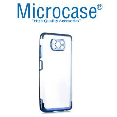 Microcase Xiaomi Poco X3 NFC Plating Series Soft Silikon Kılıf (SEÇENEKLİ)
