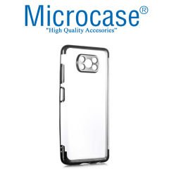 Microcase Xiaomi Poco X3 NFC Plating Series Soft Silikon Kılıf (SEÇENEKLİ)