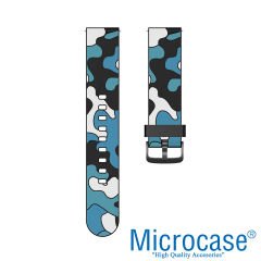 Microcase OnePlus Watch için Kamuflaj Desen Silikon Kordon Kayış - KY70