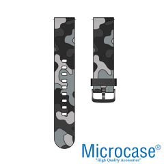 Microcase OnePlus Watch için Kamuflaj Desen Silikon Kordon Kayış - KY70