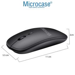 Microcase Xiaomi Redmi Pad Pro 12 inch  Tablet için Bluetooth Klavye + Mouse + Tablet Standı - AL4514 Beyaz