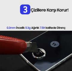 Motorola Moto Z Play Arka Kamera için Nano Glass TPU Koruma Filmi