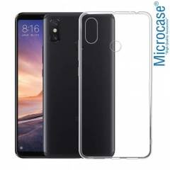 Microcase Xiaomi Mi Max 3 İnce Silikon Kılıf + Tam Kaplayan Cam