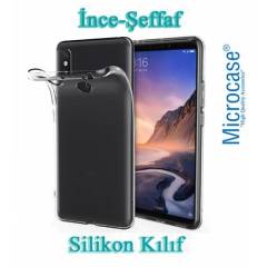 Microcase Xiaomi Mi Max 3 İnce Silikon Kılıf + Tam Kaplayan Cam