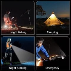 Microcase Tripodlu COB Led Mıknatıslı Şişe Açacağı Portatif Mutfak Ev Garaj Kamp Outdoor Led Lamba - AL3806