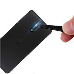 Nokia 6 Arka Kamera için Nano Glass TPU Koruma Filmi