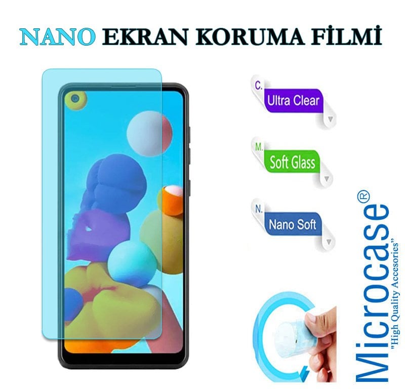 Microcase Samsung Galaxy A21 Nano Esnek Ekran Koruma Filmi