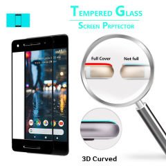 Google Pixel 2 3D Cruved Tam Kaplayan Tempered Glass