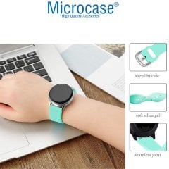 Microcase Samsung Galaxy Watch 46 mm için Silikon Kordon Kayış - KY9