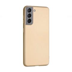 Microcase Samsung Galaxy S22 Premium Matte Silikon Kılıf - Gold