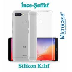 Microcase Xiaomi Redmi 6 İnce Silikon Kılıf + Tam Kaplayan Cam