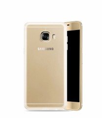Samsung Galaxy C9 Pro Ultra İnce Silikon Kılıf + Tempered Cam