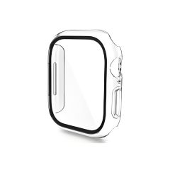 Microcase Apple Watch Series 10 46mm için     Ekran Korumalı Sert Rubber Kılıf - AL3173