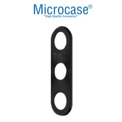 Microcase Xiaomi Mi A3 - Mi CC9e Kamera Lens Koruma Halkası - Kapalı Tasarım Siyah