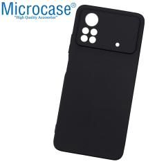 Microcase Xiaomi Poco X4 Pro 5G Matte Serisi Silikon TPU Kılıf - Siyah