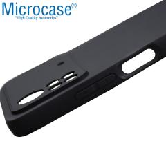 Microcase Xiaomi Poco X4 Pro 5G Matte Serisi Silikon TPU Kılıf - Siyah