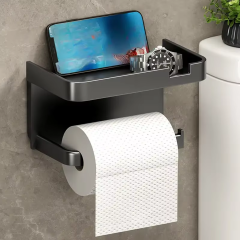 Microcase Duvara Monte Yapışkanlı Tuvalet Kağıdı Askılığı Ve Telefon Tutucu - AL5276