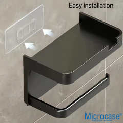 Microcase Duvara Monte Yapışkanlı Tuvalet Kağıdı Askılığı Ve Telefon Tutucu - AL5276