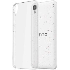 Htc Desire 825 Ultra İnce Şeffaf Silikon Kılıf + Tempered Cam
