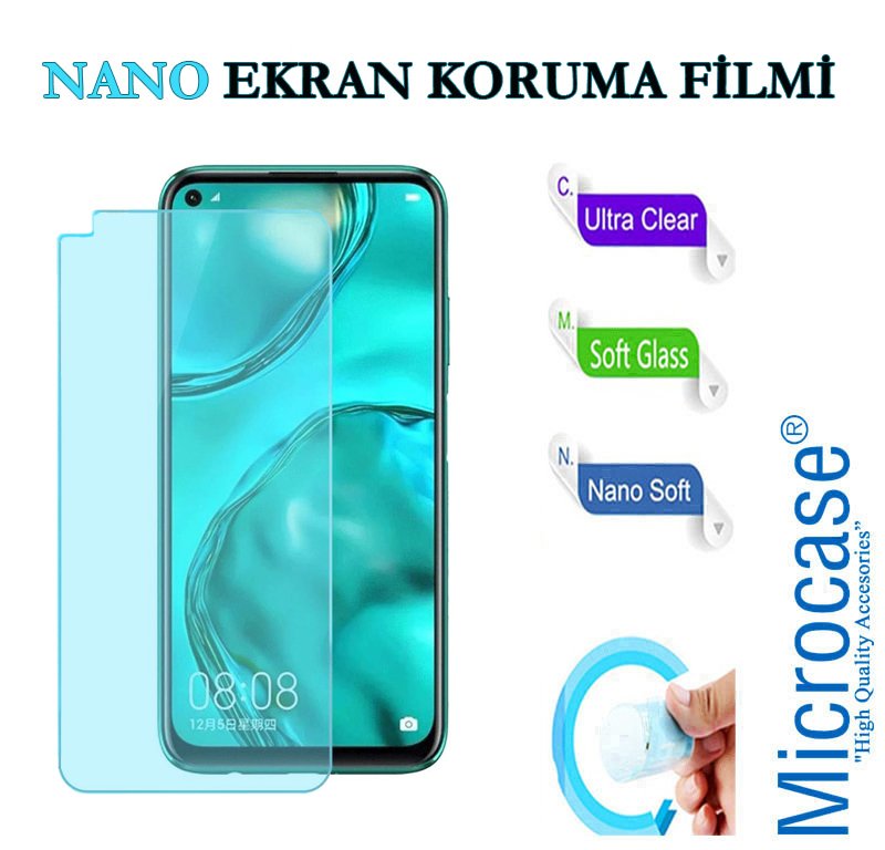 Microcase Huawei P40 Lite Nano Esnek Ekran Koruma Filmi