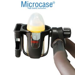 Microcase Bisiklet Bebek Arabası için Şişe Biberon Bardak ve Telefon Tutucu - AL4005