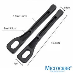 Microcase Araç İçi Koltukarası Eşya Malzeme Telefon Tutucu Saklama Organizatör Sağ Sol 2 Adet SET Siyah - AL5286