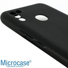 Microcase Infinix Hot 10 Play Matte Serisi Silikon TPU Kılıf - Siyah