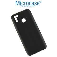 Microcase Infinix Hot 10 Play Matte Serisi Silikon TPU Kılıf - Siyah