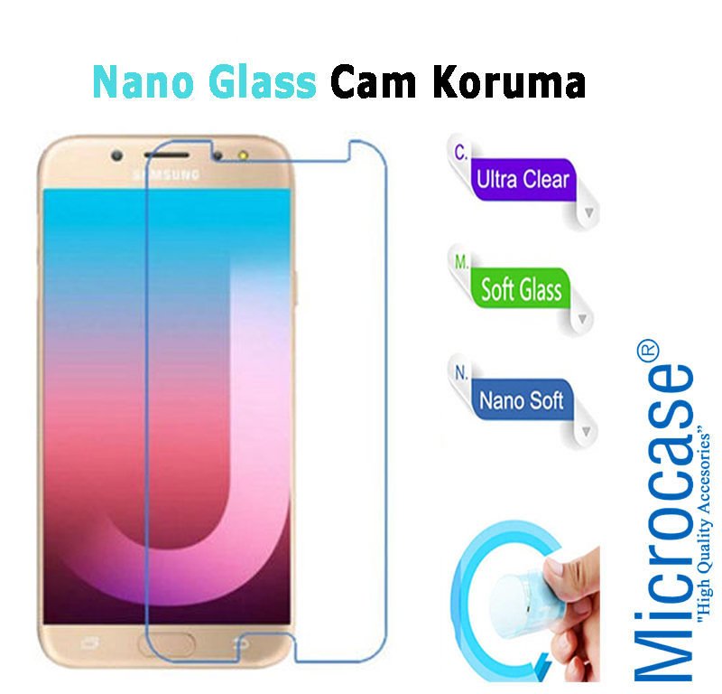 Microcase Samsung Galaxy J7 Pro 2018 Nano Glass Cam Ekran Koruma