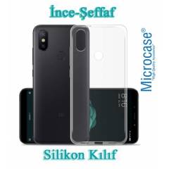 Microcase Xiaomi Mi A2 Mi 6X İnce Silikon Kılıf +Tam Kaplayan Cam