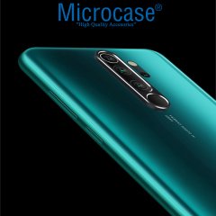 Microcase Xiaomi Redmi Note 8 Pro Kamera Lens Koruma Halkası - Açık Tasarım Siyah