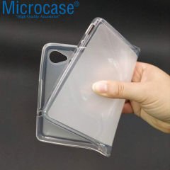 Microcase Lenovo Tab M8 FHD TB-8705F 8705 8 inch Tablet Silikon Soft Kılıf Şeffaf