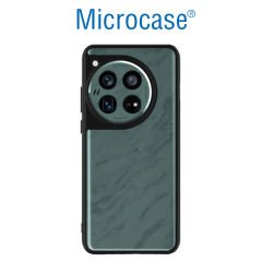 Microcase Oneplus 12 5G Luna Serisi Köşe Korumalı Sert Rubber Kılıf - AL3422 Siyah
